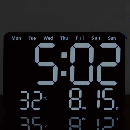 SLOWER LED CLOCK Viento BLACK SLW368_3