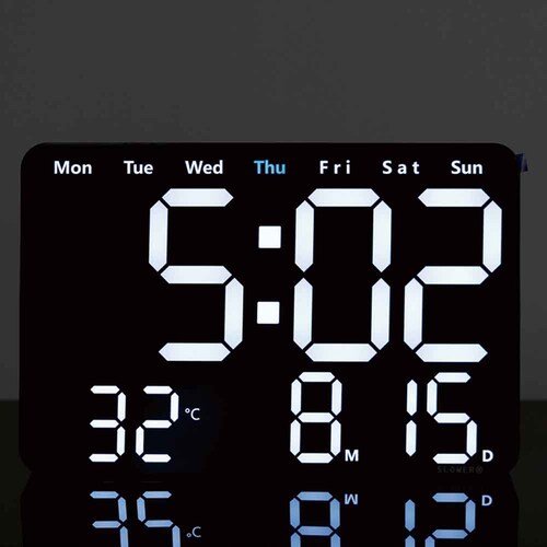 SLOWER LED CLOCK Viento BLACK SLW368_5