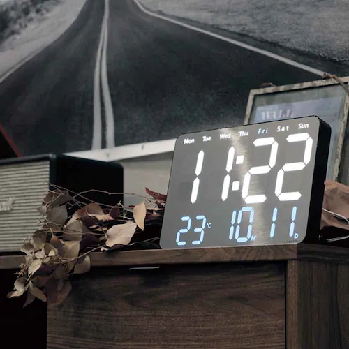 SLOWER LED CLOCK Viento ALUMINUM SLW402_3