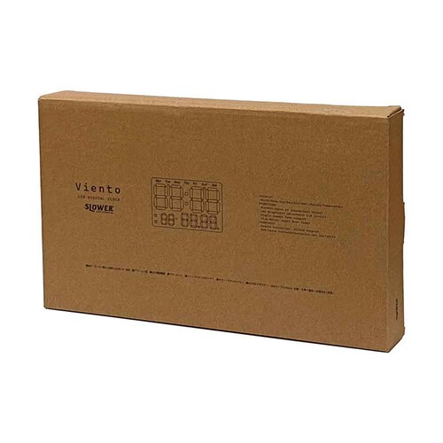 SLOWER LED CLOCK Viento ALUMINUM SLW402_10