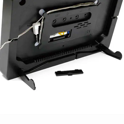 SLOWER LED THERMO CLOCK Tierra WHITE/BLACK SLW415_3