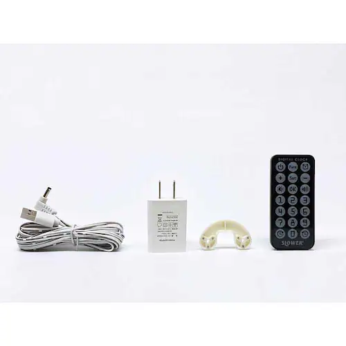 SLOWER LED THERMO CLOCK Tierra WHITE/BLACK SLW415_4