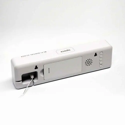 SLOWER LED WiFi CLOCK Bueno SLW426 ブラック(ホワイトLED)_3
