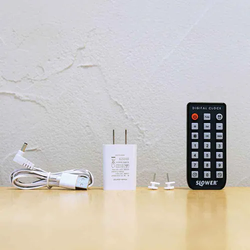 SLOWER LED WiFi CLOCK Camino WHITE/WOOD SLW429_6