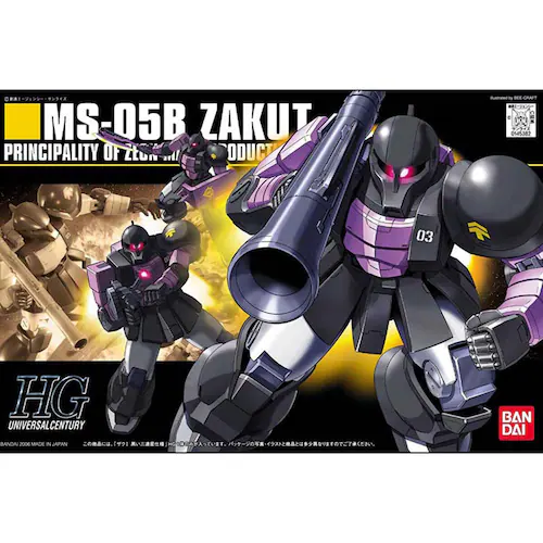BANDAI SPIRITS HGUC 1/144 ザクI 黒い三連星仕様_2