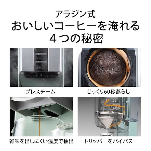 アラジン コーヒーブリューワー ACO-D01AG グリーン_5