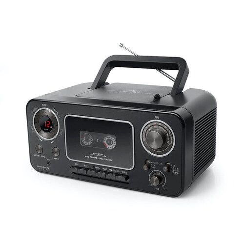 ANABAS CD���W�I�J�Z�b�g���R�[�_�[ �u���b�N CD-C330 B_2