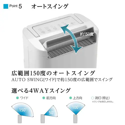 MONOLUCK 家庭用衣類乾燥除湿機 シルバー DDA10(SV)_12