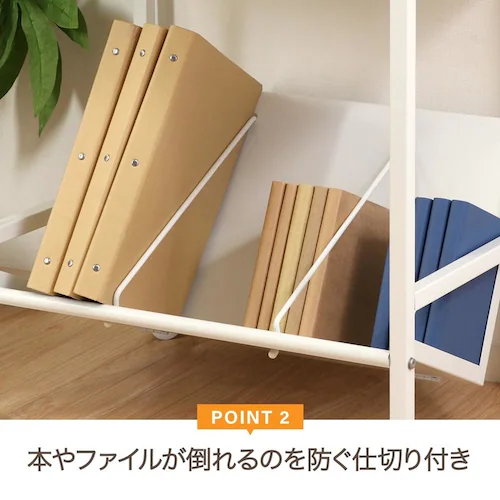 不二貿易 ファイルワゴン1段 ホワイト_4