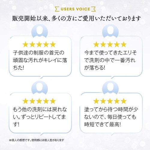 クリーニング屋さんのエリそで洗剤 詰替用 1010049_5