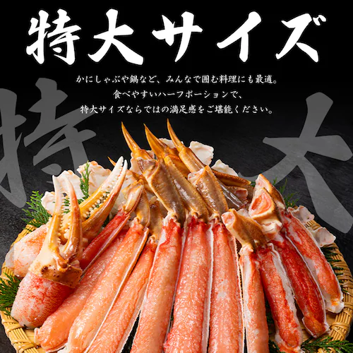 特大生ずわい蟹ハーフポーション750g 【時間指定不可】【代引不可】【同梱不可】_8