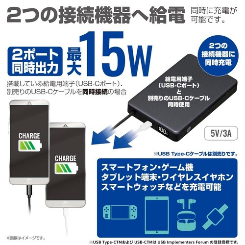 GEM ���ő̃��o�C���o�b�e���[ 10000mAh_10
