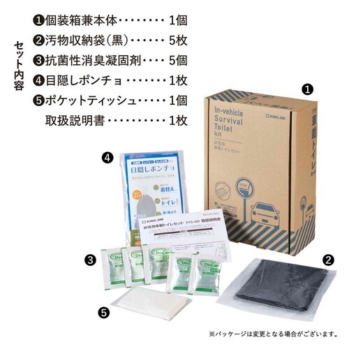 KOKOBO 非常用車載トイレセット_8