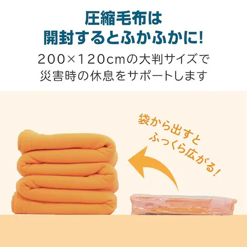 KOKOBO 災害毛布セット_2