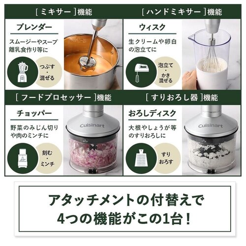 クイジナート コードレス充電式ハンドブレンダー_13