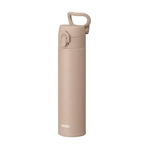 THERMOS サーモス 水筒 真空断熱ケータイマグ キャリーループ付き 400ml JPJ-400 アーモンドベージュ_1