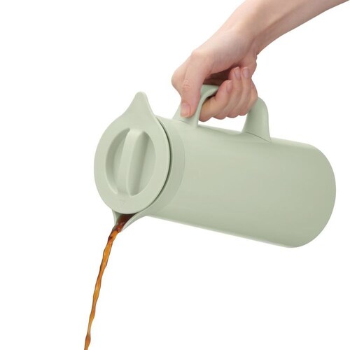 THERMOS �y�H��@�Ή����f���z �T�[���X �X�e�����X�|�b�g 1L TTH-1000 �z���C�g�T���h_8