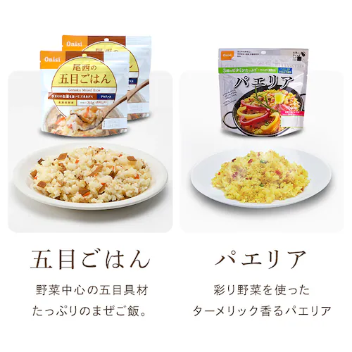 非常食 7日分セット 24食 防災用品 尾西食品_8