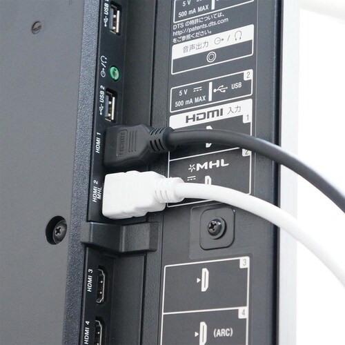 ホーリック HDMIケーブル 3m プラスチックヘッドタイプ HDM30-006WH ホワイト_3