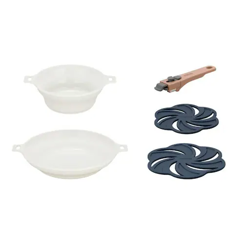 THERMOS 料理もできるお皿5点セットGB ストーンホワイト_6