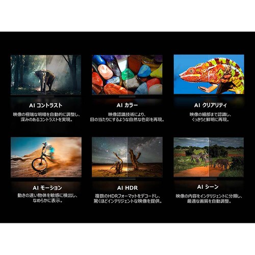 TCL 液晶テレビ GoogleTV搭載 55V型 4KMini 55C6K_5