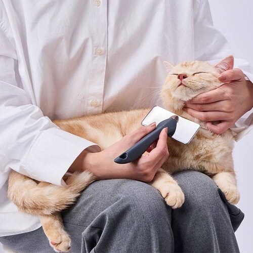Petio 犬猫用 FIXCARE ピン先が優しく握りやすい ハードスリッカーブラシ S W27704_6