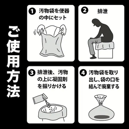 トイレ非常用袋100回分 RB-06_8
