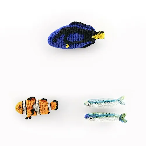 Olympus 編みものキット Crochet AQUARIUM EG131 クマノミと泳ぐ海_2