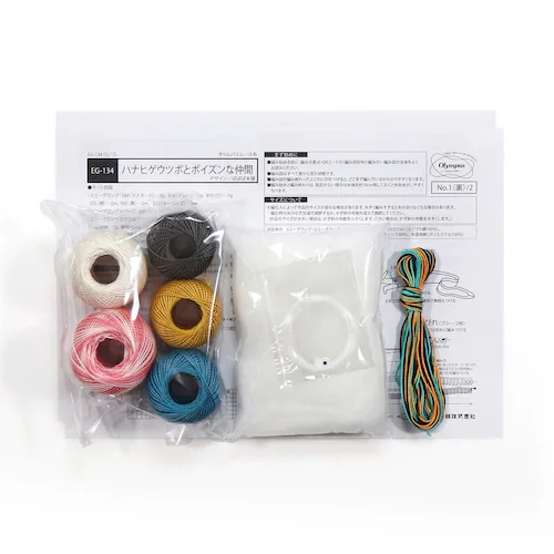 Olympus 編みものキット Crochet AQUARIUM EG131 クマノミと泳ぐ海_12
