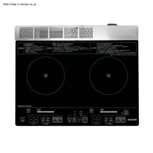 IH�N�b�L���O�q�[�^�[ 2�� 2500W IH�R���� ��l��炵 IH������ 2��IH�R���� ���u�^ IHC-SG221 �u���b�N_10