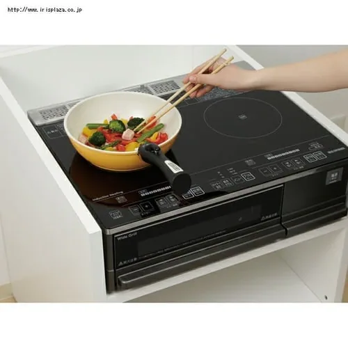 IH�N�b�L���O�q�[�^�[ 2�� 2500W IH�R���� ��l��炵 IH������ 2��IH�R���� ���u�^ IHC-SG221 �u���b�N_14