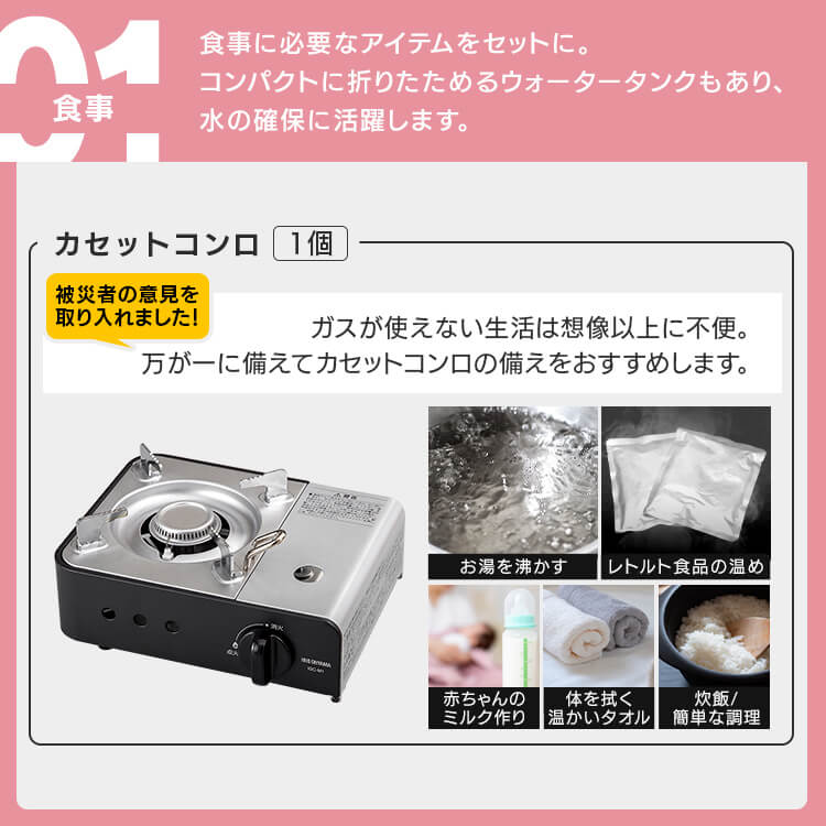 新商品・公式店限定／防災グッズ セット 18点セット 防災リュック 防災