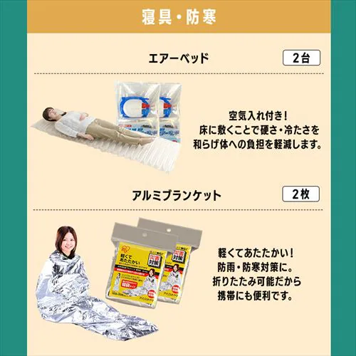防災リュック 2人用 35点 防災セット_8