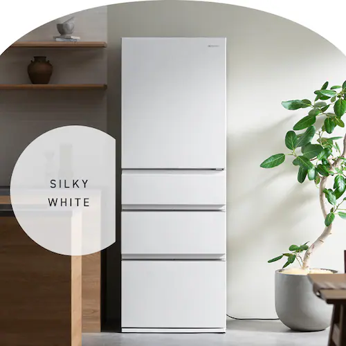 【設置無料】 冷蔵庫 428L 自動霜取り 5段冷凍室152L 大東量 奥行きスリム 幅65cm IRSN-SX43A-W シルキーホワイト【代引き不可】_13