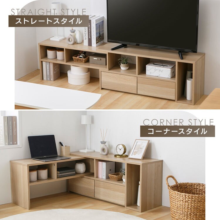 テレビ台 テレビ台 組立式 LV-95-150 幅1500x奥行385x高さ430mm 桜屋工業 : A