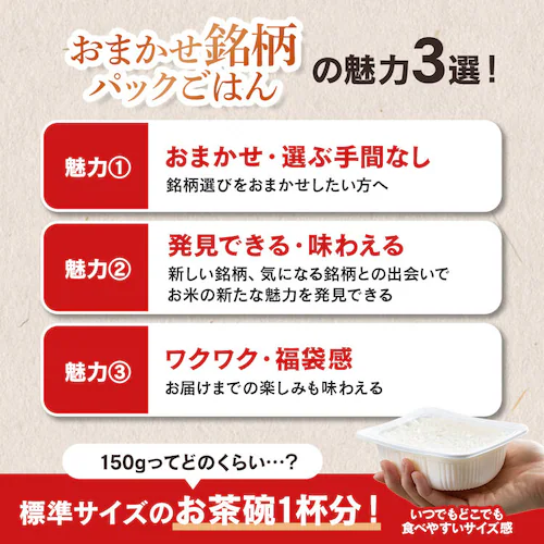 【24食】おまかせ銘柄パックごはん 150g_2