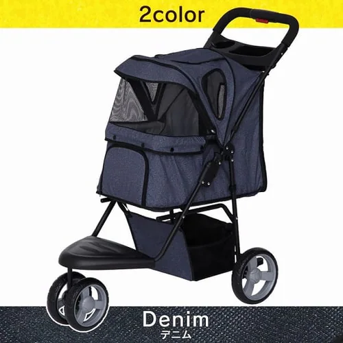 ペットカート 3輪タイプ 迷彩・デニム_23