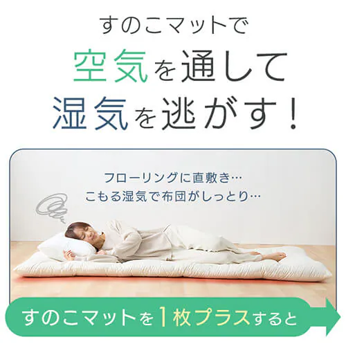 ベッド シングル すのこ 桐 ロール式_4