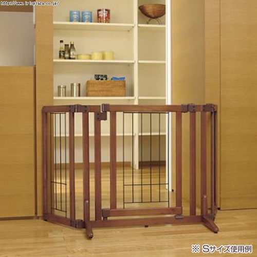 リッチェル 木製ドア付ゲート Sサイズ ペットゲート 9120516
