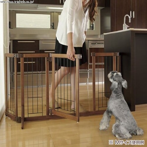 リッチェル 木製ドア付ゲート Sサイズ ペットゲート 9120516