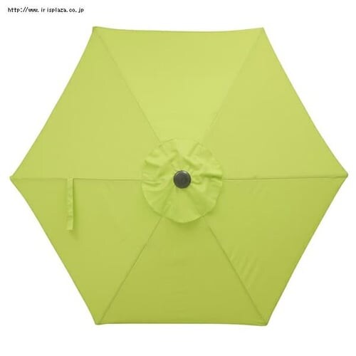 プッシュアップパラソル ラウンド GSTY-P09G 2.5m グリーン_9