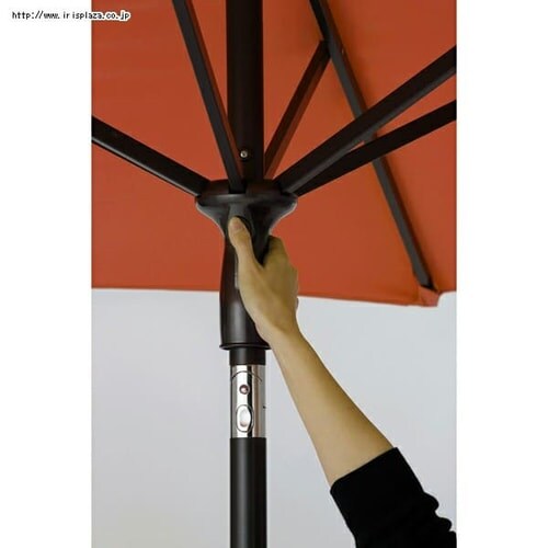 プッシュアップパラソル ラウンド GSTY-P09G 2.5m グリーン_10
