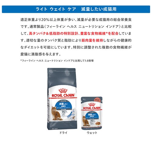 【12個セット】ロイヤルカナン キャット ライト ウェイトケア 減量したい成猫用 400g FCN(フィーライン ケア ニュートリション)rccf26_4