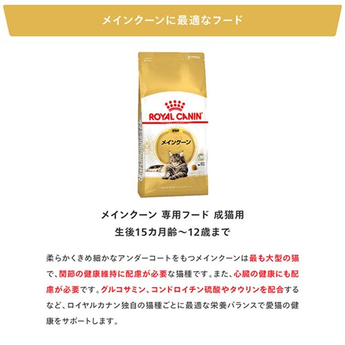 【2個セット】 ロイヤルカナン メインクーン 成猫用 2kg FBN(フィーライン ブリード ニュートリション)rccf40_4