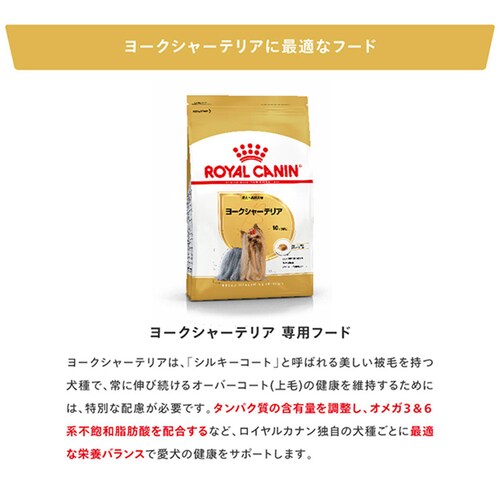 【12個セット】ロイヤルカナン ヨークシャーテリア 子犬用 500g BHN(ブリード ヘルス ニュートリション)rcdb23_4