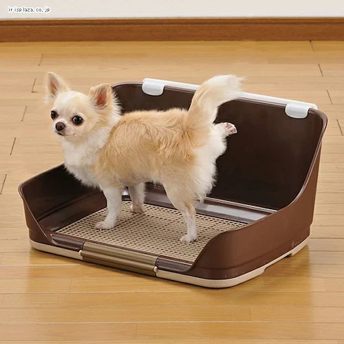 ボンビアルコン しつけるウォールトレー M ブラウン 犬 トイレ_2