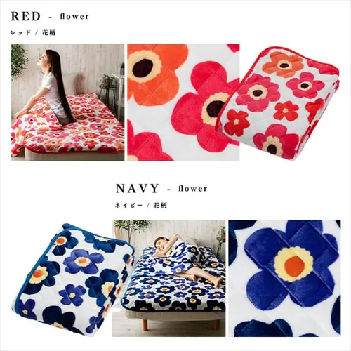 fondan プレミアムマイクロファイバー 敷きパッド S シングル グリッド柄 グレージュ×アイボリー【プラザセレクト】_16