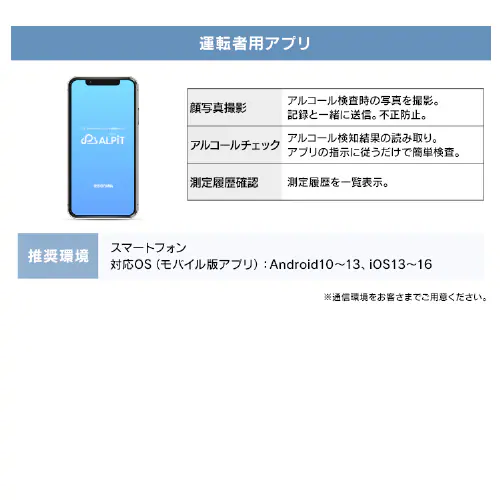 アルコールチェッカー クラウド管理サービス「ALPiT」端末無し【ビジネス会員限定2年月額自動更新プラン】_11
