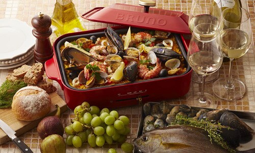 BRUNO �R���p�N�g�z�b�g�v���[�g BOE021-WH 7760192 �z���C�g�y�v���U�Z���N�g�z_4