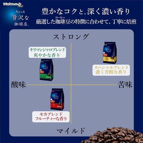 AGF 「ちょっと贅沢な珈琲店 R」 レギュラー・コーヒー キリマンジャロ
